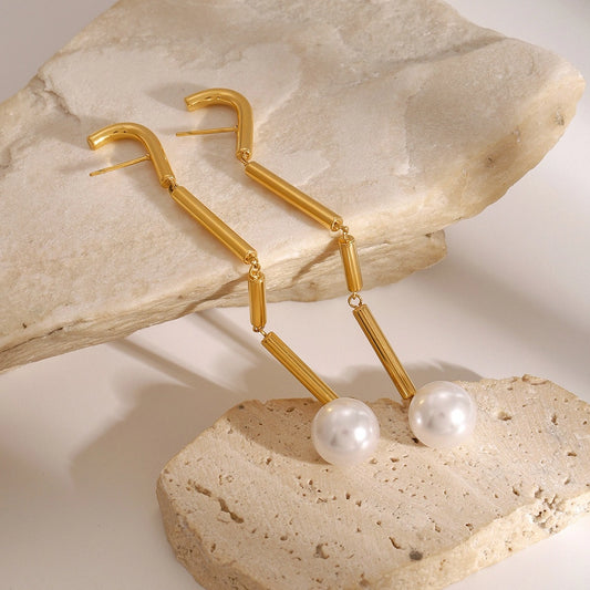 Tassel Design High-End Earrings