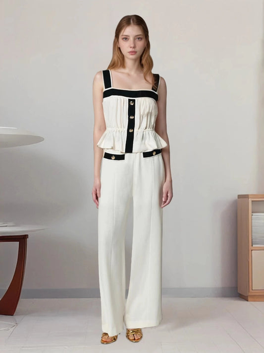Timeless Set Design: Luxurious Apparel for Effortless Style and Comfort White