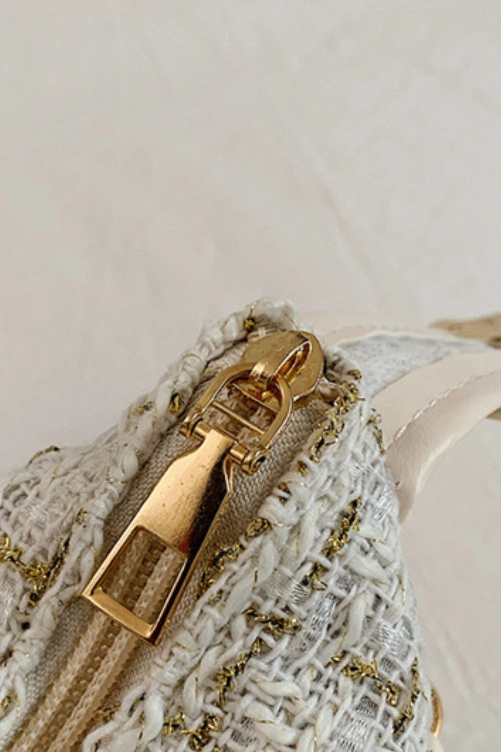 Elegant Tweed Shoulder Bags