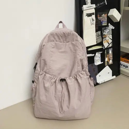 Adventure-Ready Drawstring Nylon Backpack