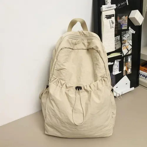 Adventure-Ready Drawstring Nylon Backpack