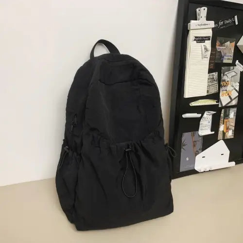 Adventure-Ready Drawstring Nylon Backpack