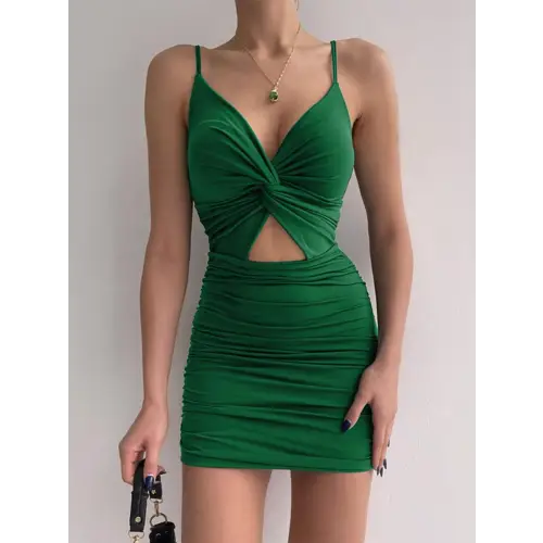 Twisted Spaghetti Dress