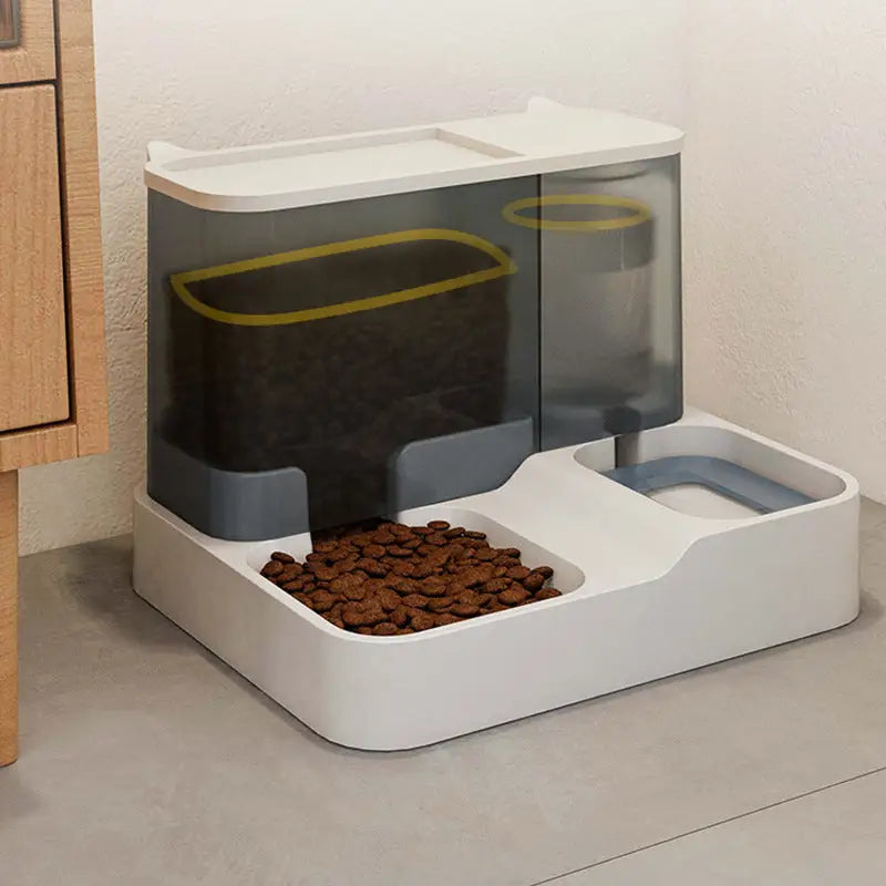 Pet Feeder 3L Automatic Cat Feeder and Water Dispenser - Hassle-Free Hydration
