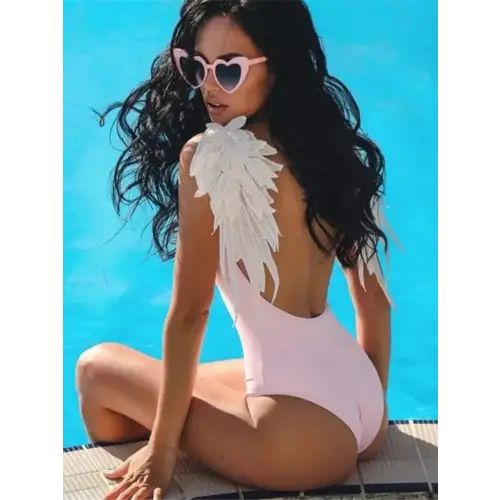 Backless Wide Strap Family Swimwear