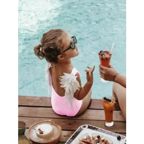 Backless Wide Strap Family Swimwear