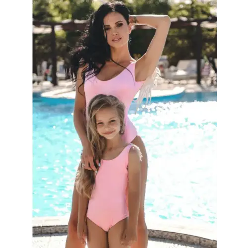 Backless Wide Strap Family Swimwear