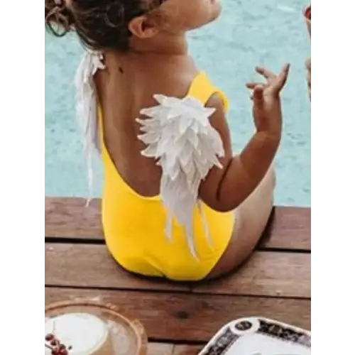 Backless Wide Strap Family Swimwear