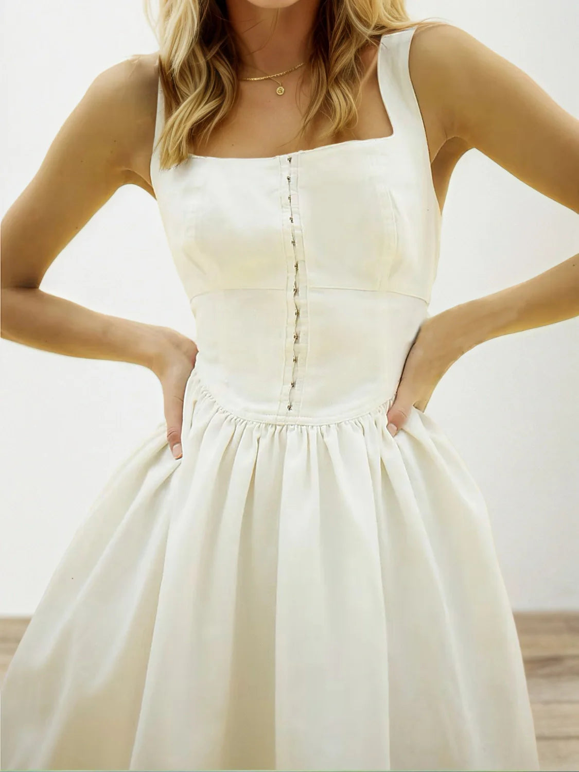 Basic Gina Ivory Dress