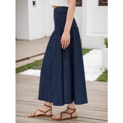 Smocked Stretch Comfort Skirts