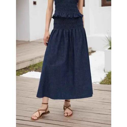 Smocked Stretch Comfort Skirts