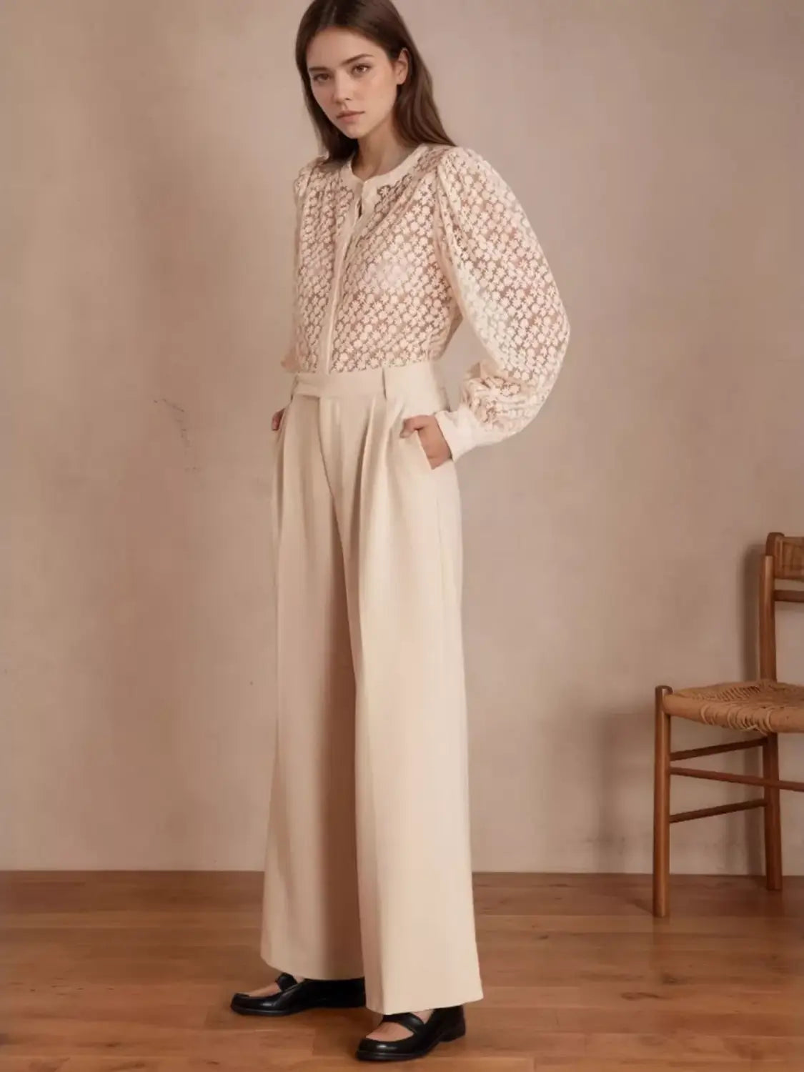 Beautiful Lace White Blouse
