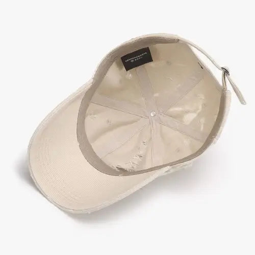 Beige Baseball Cap