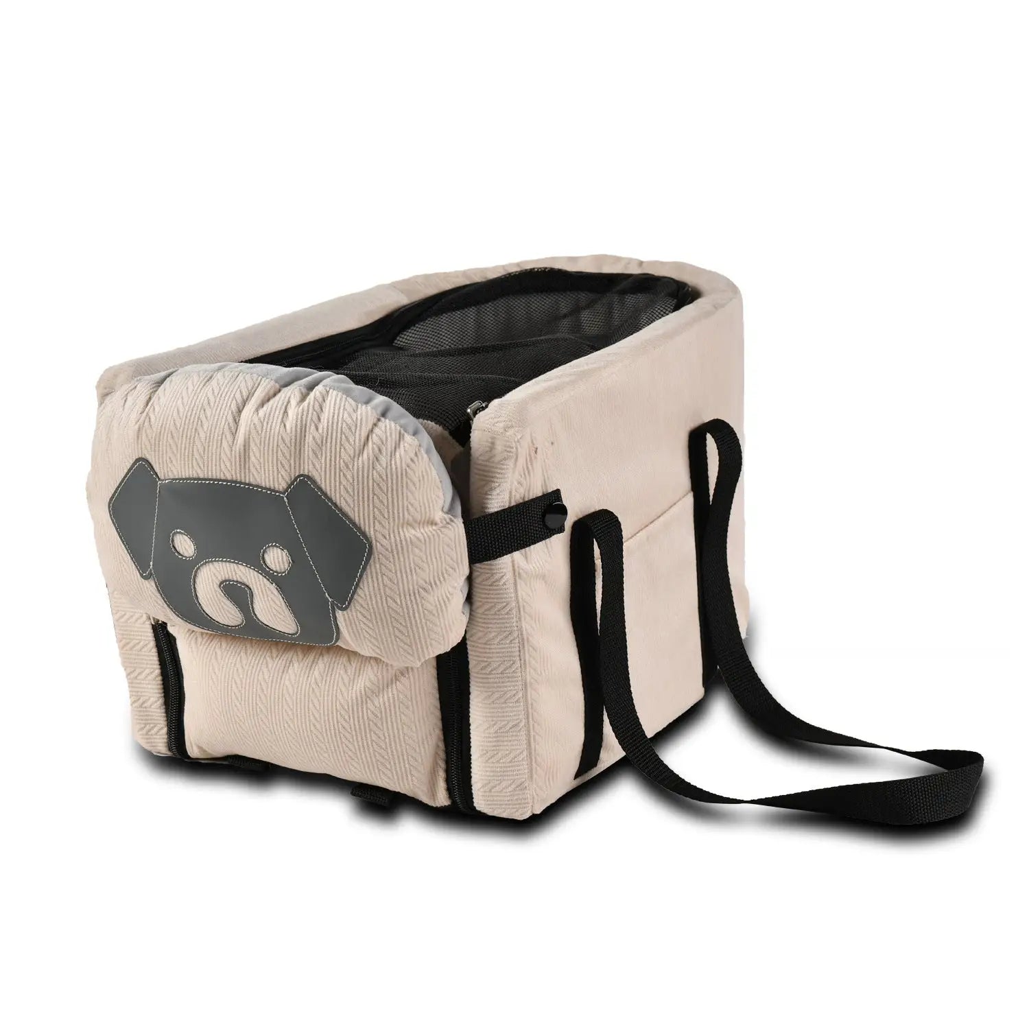Pet Car Booster Seat for Small Dogs & Cats - Safe Travel Carrier Bed