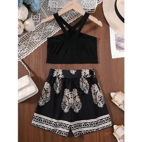 Charming Baby Printed Pants Set for Toddlers