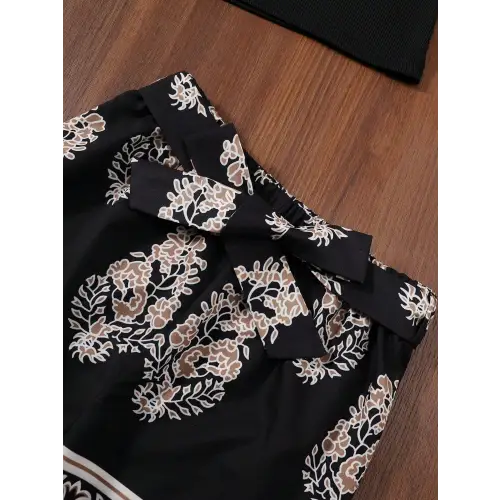 Charming Baby Printed Pants Set for Toddlers