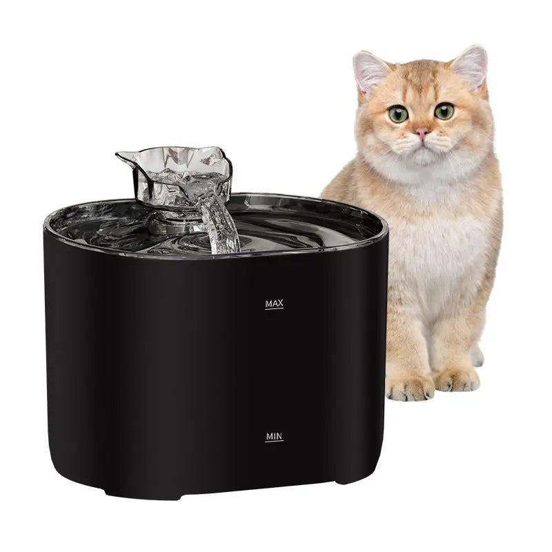 Version Automatic Pet Drinking Fountain for Cats & Dogs - Filtered Flowing Water