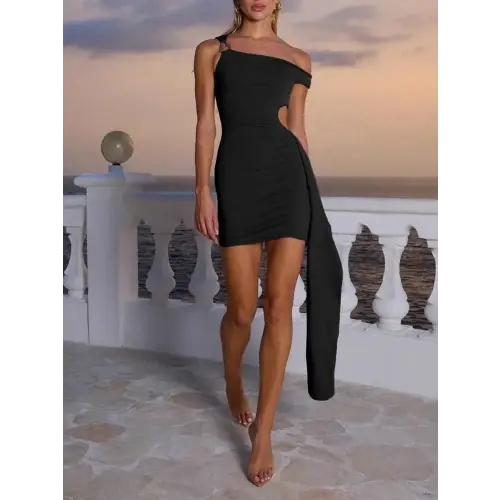 Cutout Stretch Comfort Dress