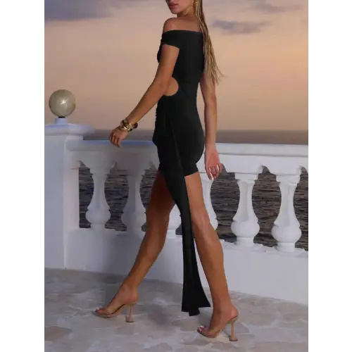 Cutout Stretch Comfort Dress