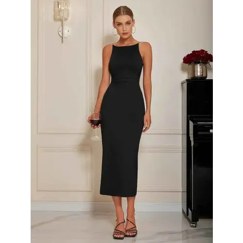 Essential Comfort Blend Black Dress