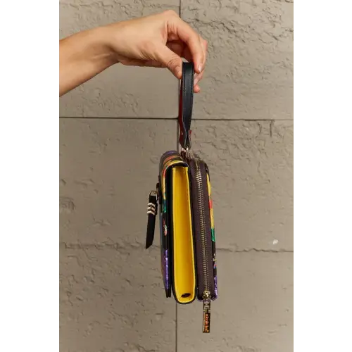 Blooming Beauty Small Crossbody Wallet