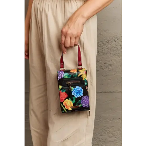 Blooming Beauty Small Crossbody Wallet Be My Valentine One Size