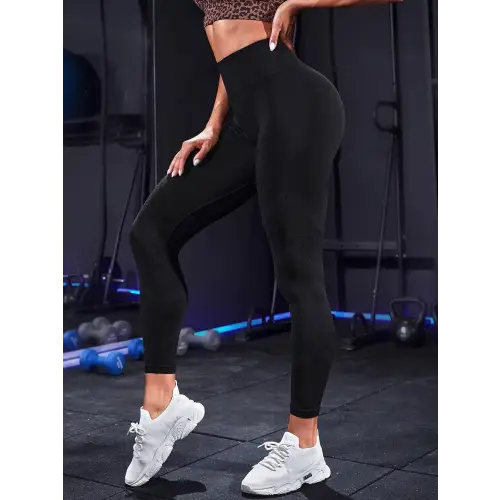 Bold Black Leggings Black