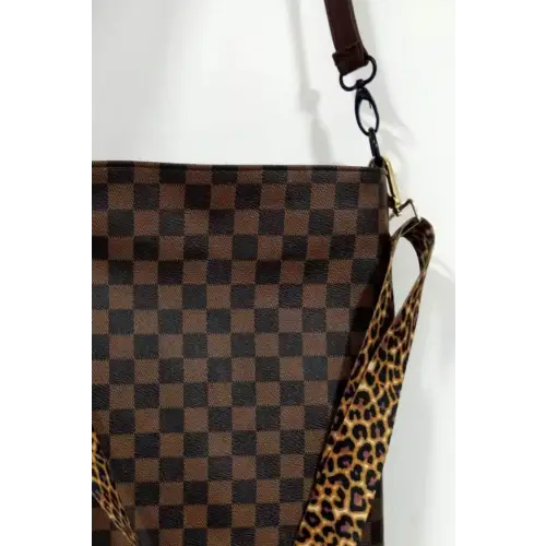 Leopard Leather Shoulder Bag