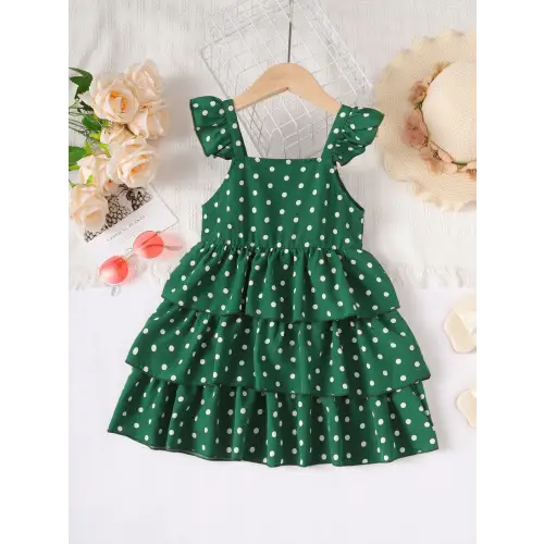 Ruffled Bow Polka Dot