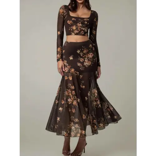 Comfortable Mesh Set Chocolate