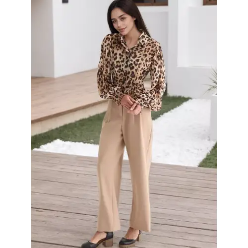 Fancy Leopard Blouses