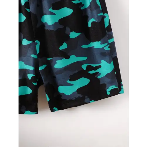 Adorable Dinosaur Sleeveless Hooded Two Piece Set