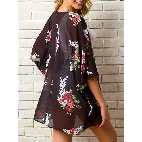 Chic Black Bikini Cover-Up