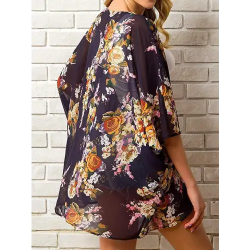 Chic Black Bikini Cover-Up