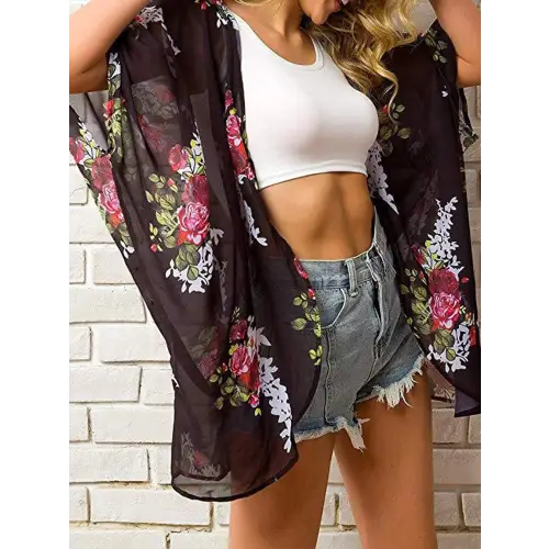 Chic Black Bikini Cover-Up