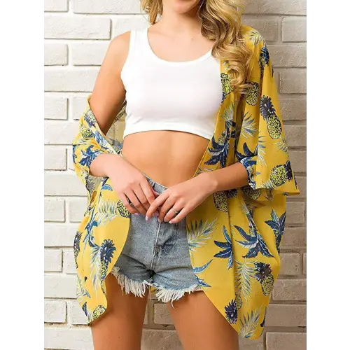 Chic Black Bikini Cover-Up