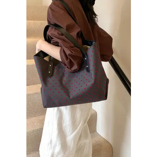 Chic Bow Polka Dot Tote Bags for Stylish Everyday