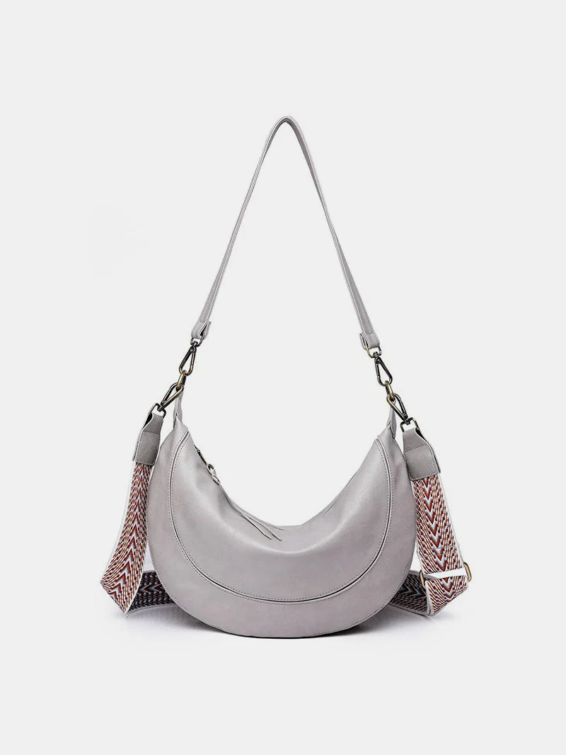 Chic Crescent Strap Crossbody Bag