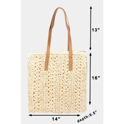 Fame Braided Tote Bag