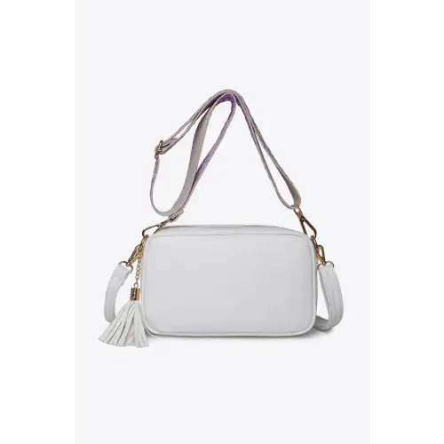 Chic Leather Tassel Crossbody Bag for Stylish Adventures