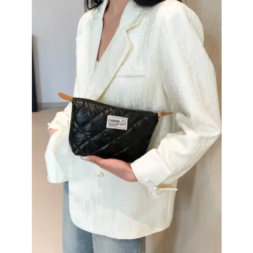 Chic Solid Quilted Clutch Set for a Stylish Touch