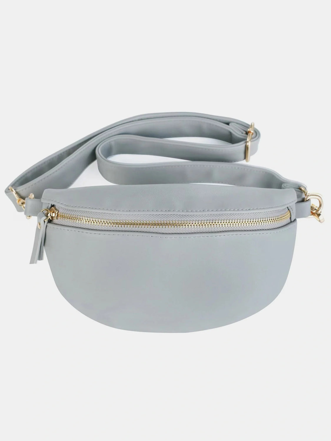 Chic Strap Crossbody Bag With PU Leather Adjustable Strap