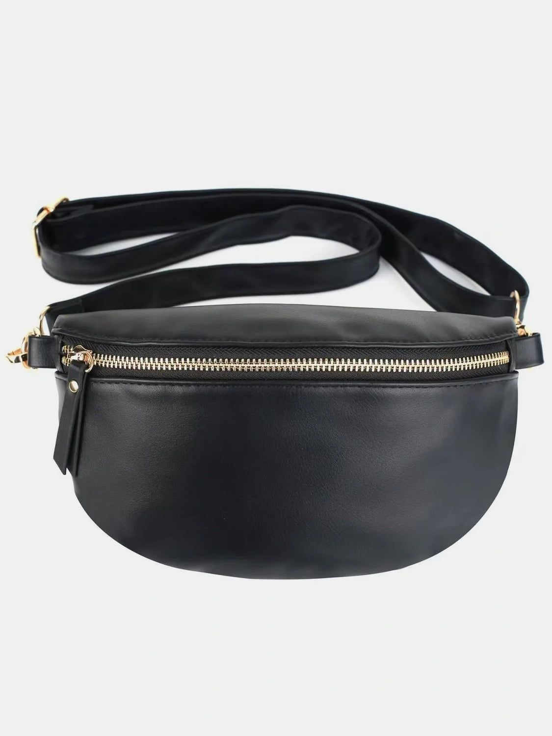 Chic Strap Crossbody Bag With PU Leather Adjustable Strap