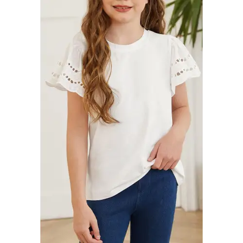 Effortless Flutter Kids T-Shirt White