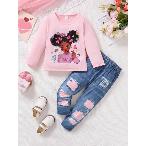 Trendy Fringe Clothing Set