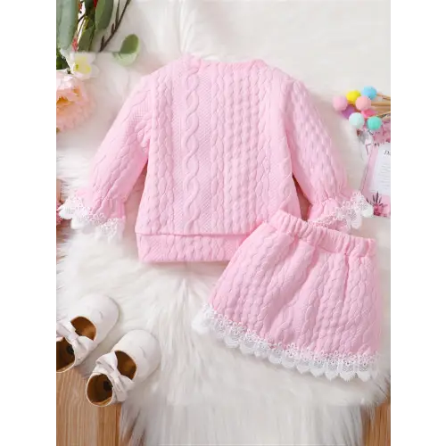 Trendy Kids's Lace Detail Set