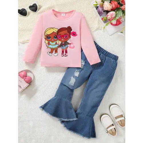 Chic Distressed Graphic Set