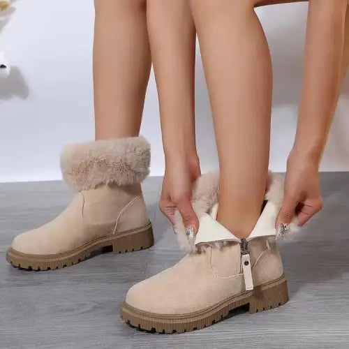 Cozy Suede Ankle Boots