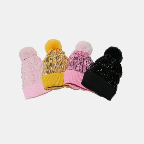 Cozy Gold Knit Hat