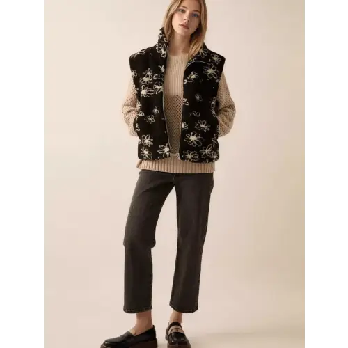 Cozy Pocketed Puffer Thick Lined Jacket